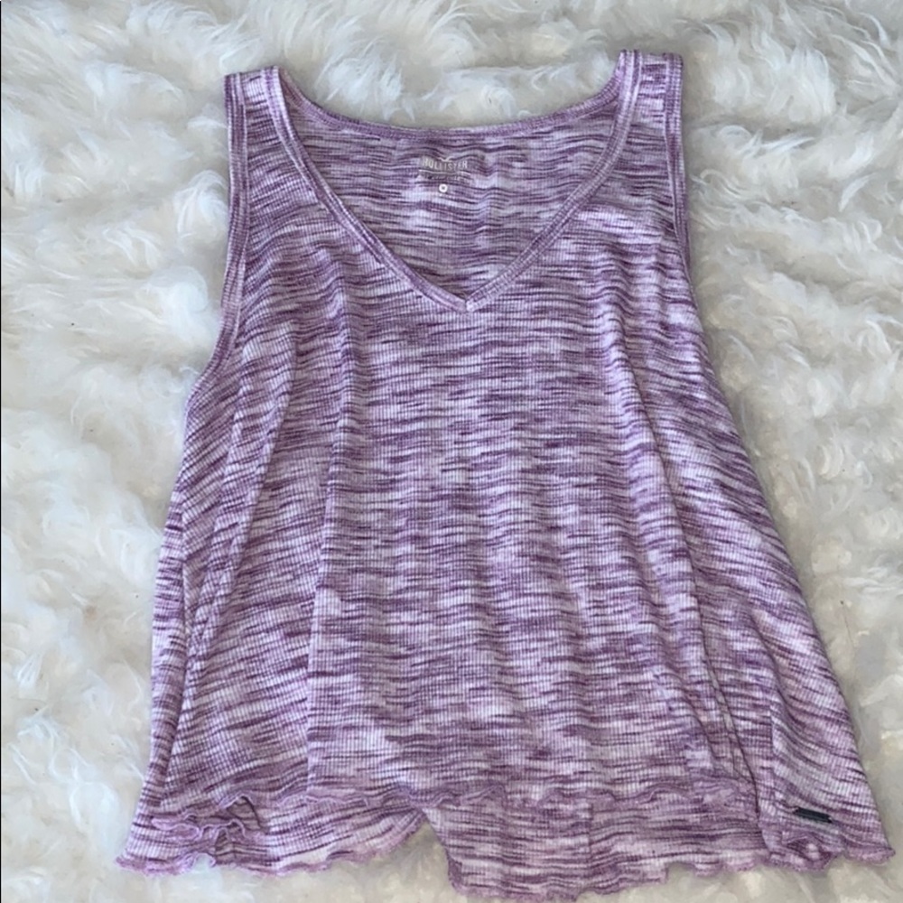 hollister cropped tank top